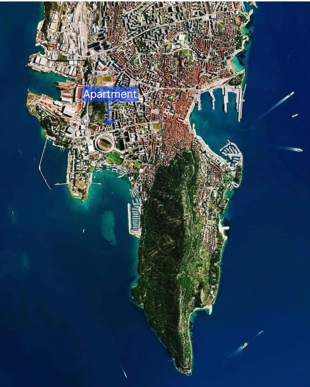 Blue Mile Apartman Split Luaran gambar